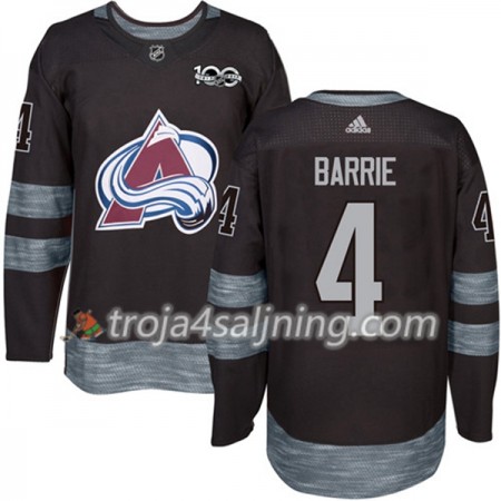 Colorado Avalanche tröja Tyson Barrie 4 1917-2017 100th Anniversary Adidas Svart Authentic - NHL Tröjor Herr Colorado Avalanche tröja Tyson Barrie 4 1917-2017 100th Anniversary Adidas Svart Authentic - NHL Tröjor Herr
